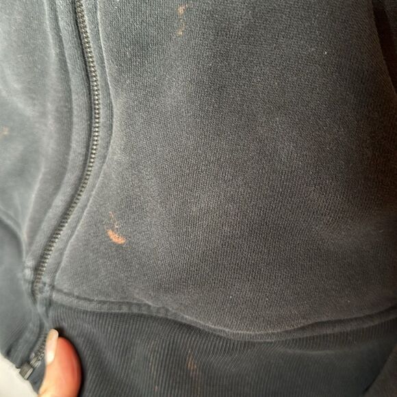 Lululemon Black Full Zip Scuba Hooded Sweatshirt. Size 8. - Picture 4 of 11